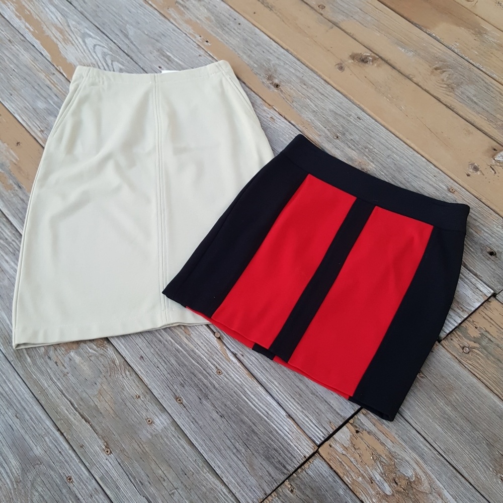 NWT Caché & J Crew Skirt Lot (2pcs)